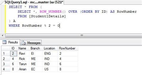 how to find odd numbers in sql|Select rows with even or odd values in SQL .